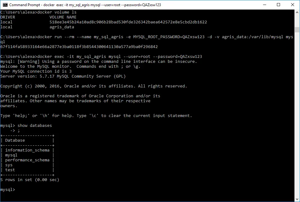 Database Test still Exists