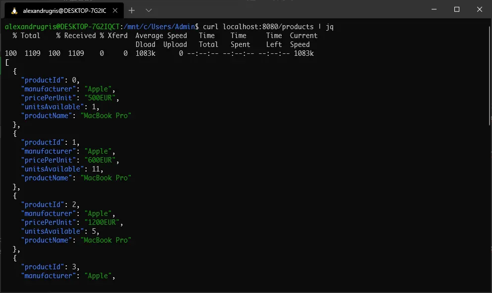 Basic Service Running