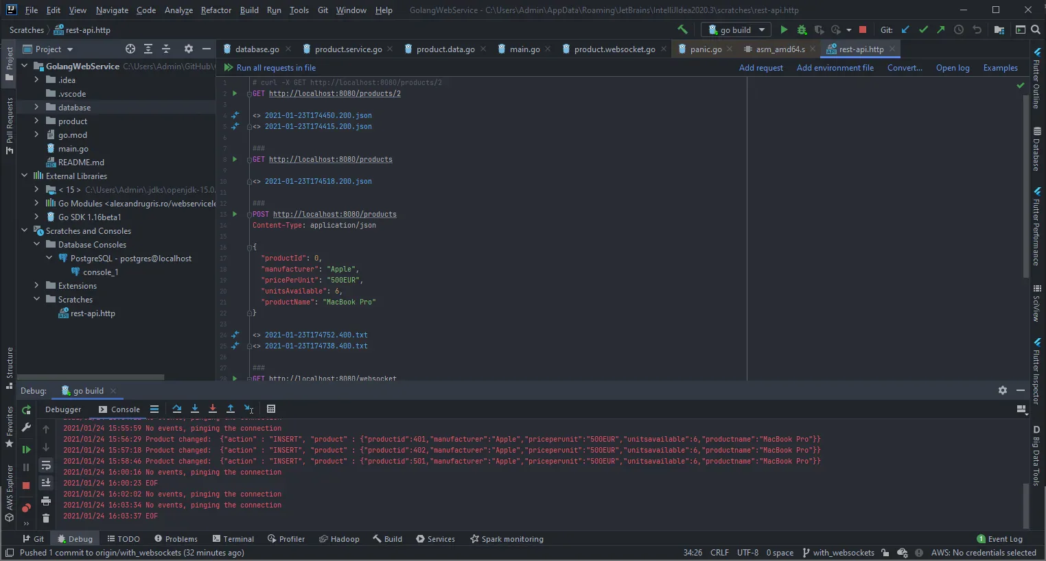 Sending Requests From IntelliJ Ultimate