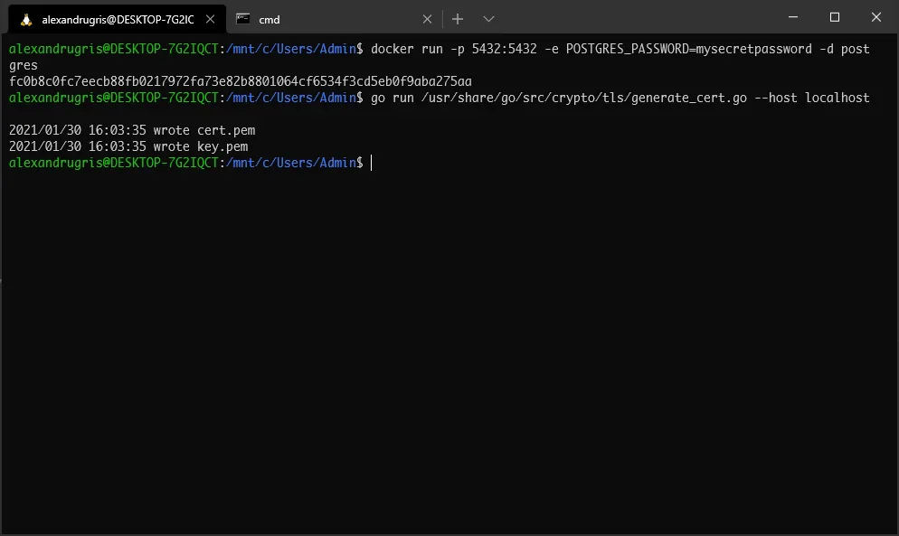 Generating Certificates